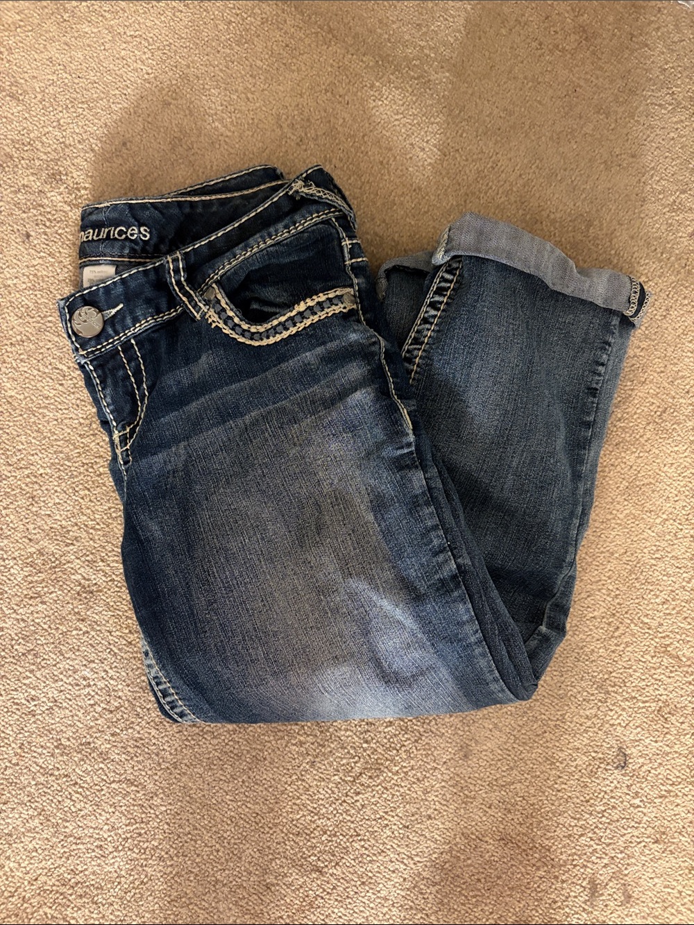 Maurices Indigo Wash Women's denim capris